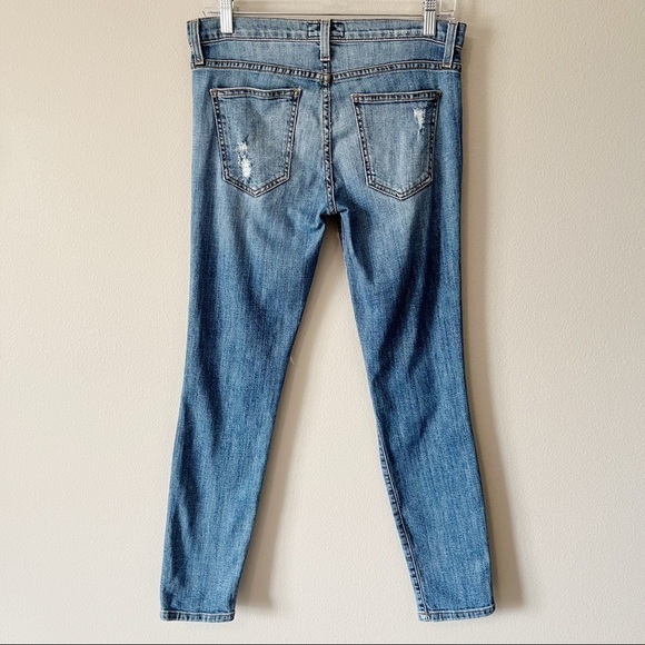 Current/Elliott The Stiletto Skinny Jeans Vintage NY Repair Medium Wash Size 27 - Picture 7 of 12